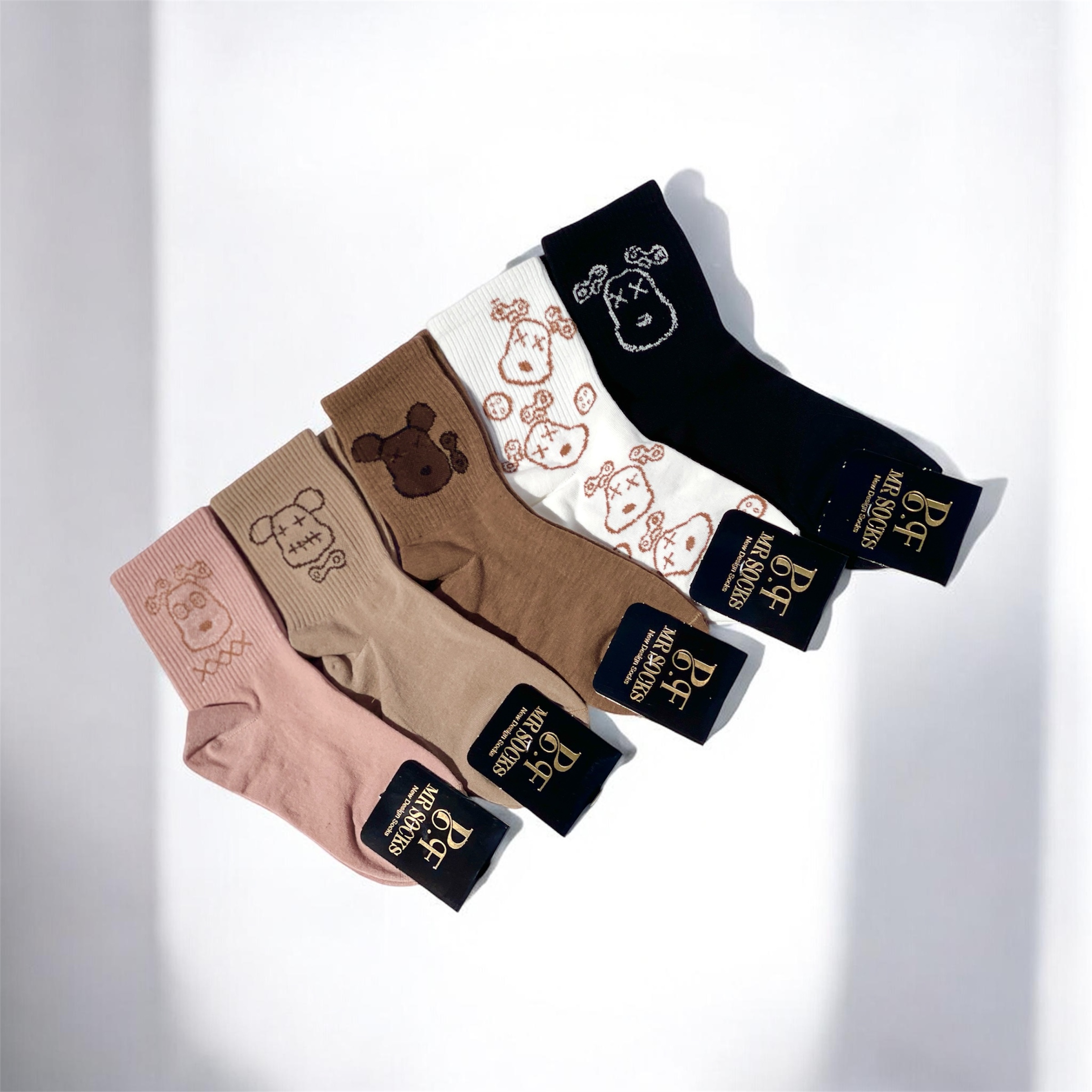 جوراب طرح خرسی